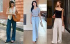 Hè mặc quần jeans sợ nóng, nàng ghim ngay 10 cách diện jeans ống rộng vừa mát vừa sành điệu