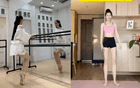 Học theo cô dâu hào môn Hương Liên, động tác nhún chân siết mỡ bắp đùi, giảm mỡ bụng ngay tại nhà