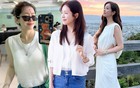 Không phải Song Hye Kyo, nữ diễn viên 43 tuổi này mới là "cao thủ" mặc đồ trắng