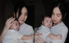 Mai Ngọc khoe ảnh căng đét của quý tử gần 3 tháng tuổi, ai cũng xuýt xoa: “Panda giống bố như đúc"