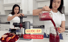 Cốc nước màu đỏ được ví như "thần dược chống già", "giảm cân cấp tốc" được phái đẹp Hàn uống vào bữa sáng