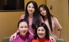Hot mom Hằng Túi khoe ảnh 3 thế hệ gia đình, dân tình ngạc nhiên với thân thế 2 "phú bà" ngồi cạnh nhau