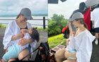 Con gái đã 16 tháng, Lan Phương vẫn thoải mái cho “tu ti” giữa phim trường: Phản ứng của netizen gây chú ý