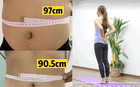 Người phụ nữ Nhật Bản giảm 7cm vòng eo sau 1 tuần tập 2 động tác này