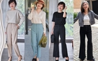 Phụ nữ tuổi 40+ có phần thân dưới đầy đặn nên tránh xa quần ống rộng và kiểu quần không đường may