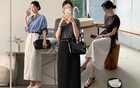 Mặc chân váy dài tới công sở: Phối đồ càng đơn giản như 10 cách này càng đẹp