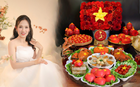 Mẹ đảm Hà Nội mang niềm tự hào dân tộc vào mâm lễ "Yêu Nước" trong mùa Vu Lan đặc biệt