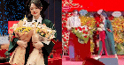 Hoa khôi bóng chuyền Thu Hoài bụng bầu lên nhận bằng tốt nghiệp đại học xuất sắc, nhan sắc mới đỉnh