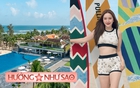 Bảo Thy tấm tắc khen 1 khu resort Việt Nam đẹp chẳng kém Maldives