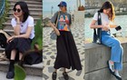 10 cách mặc áo thun sành điệu không cần lăn tăn dành cho phụ nữ trên 40 tuổi