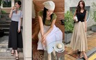 Chân váy chữ A đang gây sốt diện rộng vì mặc lên siêu tôn dáng, dịu dàng như nàng thơ