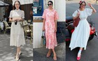 Tham khảo 10 set váy mùa thu trẻ xinh mãn nhãn từ sao Việt