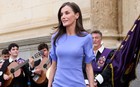 Vương hậu Letizia diện đầm Carolina Herrera dự lễ trao giải văn học danh giá nhất dành cho các tác giả viết bằng tiếng Tây Ban Nha