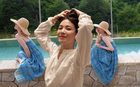 Song Hye Kyo khoe trọn làn da tuổi 45 mọng collagen dưới bể bơi đầy nắng: Chăm uống 3 loại nước "kem chống nắng tự nhiên" bảo sao chống già ngoạn mục!