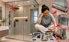 Tôi từng rất thích vách kính phòng tắm sát trần, cho đến ngày phải thay gần như toàn bộ phụ kiện vì nấm mốc: Một sai lầm nhiều gia đình chỉ nhận ra sau vài năm sử dụng