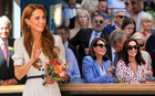 Mẹ và em gái Vương phi Kate cùng xuất hiện tại Wimbledon, trong khi cô thực hiện nhiệm vụ Hoàng gia cách đó chỉ hơn 11 km