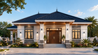Chi phí xây nhà mái Nhật 4 phòng ngủ 180m² bao nhiêu?