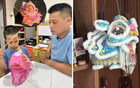 Trùm cuối mùa Trung thu năm nay gọi tên lồng đèn lân: Các mẹ hì hục lắp cho con mất cả buổi nhưng thành quả thì "lúc này lúc kia"