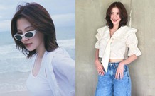 Nữ chính phim Chiếc lá cuốn bay mặc siêu đẹp ở tuổi U35 nhưng nhan sắc khi cắt tóc ngắn mới tuyệt đỉnh