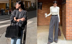 Áo len và quần ống rộng: Combo đơn giản nhất nhưng độ sành điệu là số 1 mùa đông này