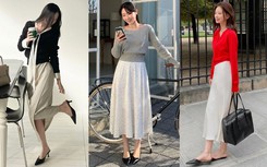 Áo len và chân váy: Bộ đôi siêu nữ tính và thanh lịch, đẹp khó cưỡng trong mùa đông