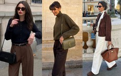 Phụ nữ Pháp đang mê mẩn trang phục màu nâu, mix đồ sang thế này không tham khảo quá phí