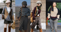 Kiểu áo len họa tiết đang gây sốt mùa lạnh: Dễ mặc, không sến, hợp chị em công sở