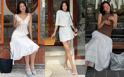 Nhìn mỹ nhân này là muốn sắm chân váy trắng ngay lập tức