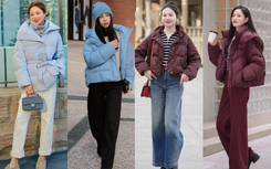 Tết này diện áo phao đừng chỉ chăm chăm đen với trắng: Ghim ngay 4 gam màu "phú quý" vừa sang vừa tôn da, mặc lên là thấy khí chất ngút ngàn