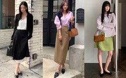 4 kiểu chân váy mùa hè cứ mặc là trẻ ra 5 tuổi