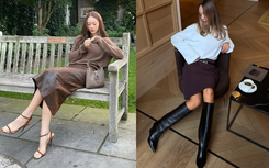 Chân váy bút chì quay trở lại khuynh đảo 2026: Nàng dáng quả lê cứ áp dụng 5 công thức này là gầy đi chục ký