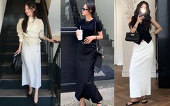Chân váy suông mùa hè quá đẹp: 4 cách mặc tôn dáng và thanh lịch từ công sở ra phố
