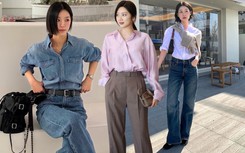 Áo sơ mi và quần ống rộng có ít nhất 4 cách kết hợp trẻ trung, chuẩn thanh lịch