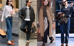 Giày trắng "thất sủng" rồi! Mùa xuân năm nay chị em cứ sắm "giày nâu" đảm bảo mặc gì cũng sang, hack dáng cực đỉnh