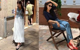 10 kiểu trang phục trẻ và sang hơn khi phối cùng giày bệt, ngắm xong bạn không còn muốn đi giày cao gót nhiều nữa 