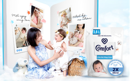 Comfort dịu nhẹ: Khi nước xả vải 