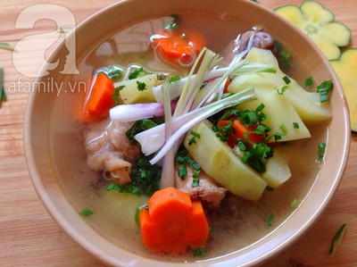 Canh đu đủ