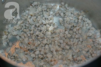Canh hến nấu chua