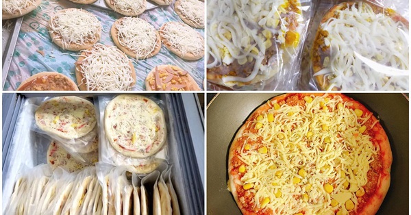 Pizza cấp đông tràn ngập chợ mạng, giá chỉ 160 ngàn đồng/10 chiếc, chủ bán mỗi ngày vài trăm chiếc