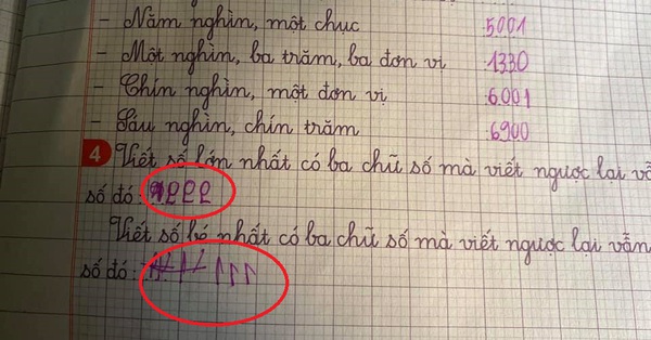 Dạy con học toán, bé làm sai