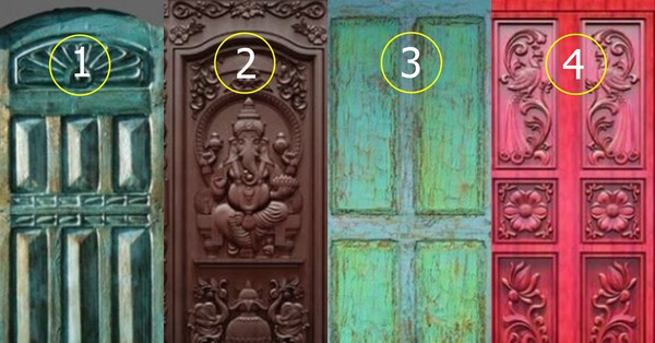 Chọn 1 trong 4 cánh cửa bạn muốn bước vào nhất sẽ tiết lộ tính cách và con người sâu thẳm của mình mà bạn không muốn đối mặt nhất