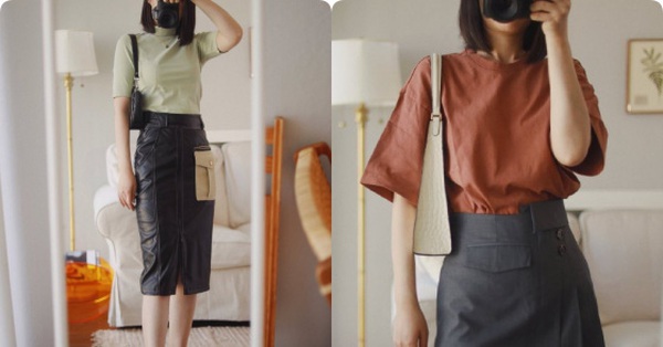 Thử 8 dáng áo phông cơ bản nhất của Uniqlo, cô nàng khuyến mại thêm vài mix đồ