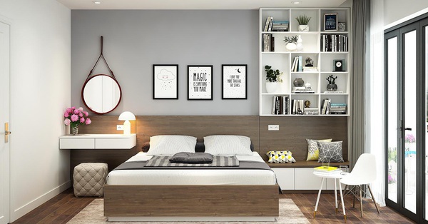 Ý tưởng thiết kế nội thất phòng ngủ diện tích 15m² với tổng chi phí 20 triệu đồng