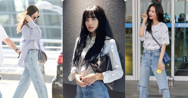Vẫn là quần jeans nhưng qua tay các idol Kpop lại toát khí chất