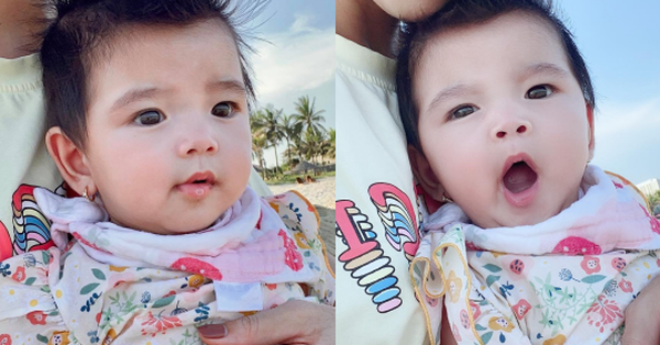 Mới đó mà con út của Jennifer Phạm đã tròn 6 tháng, mẹ khoe ảnh cận mặt khiến ai nấy xuýt xoa: