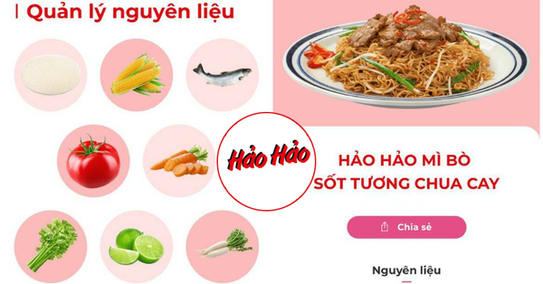 App Hảo Hảo hướng dẫn cách nấu 1001 món mì ăn liền ngon