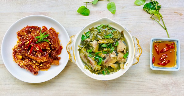 Mâm cơm 2 món nấu nhanh mà ngon miệng lại còn giúp da đẹp, chống lão hóa thì phải nấu ngay thôi!