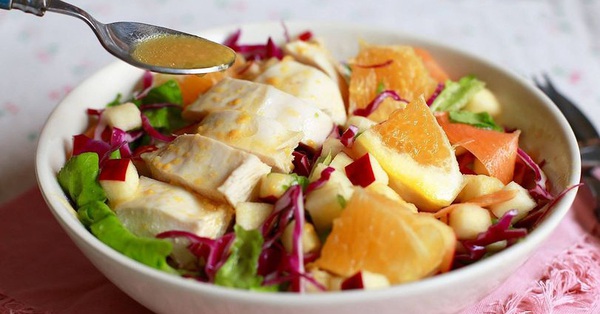 Cách làm salad cam táo giảm cân, đẹp da mà siêu nhanh - Vimarsana News