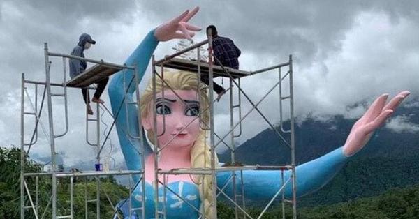 Tháo dỡ tượng Elsa phiên bản "đột biến" ở Sa Pa trước ngày 21/7, đề xuất mức xử phạt - Vimarsana News