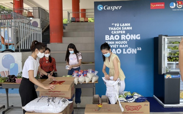 3 nàng Hậu xuất hiện giản dị ủng hộ sự kiện "Tủ lạnh Thạch Sanh" tại TP.HCM - Vimarsana News